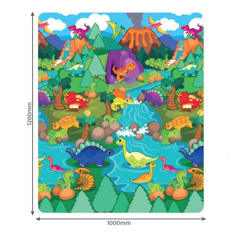 Podna podloga Svet dinosaurusa 100x120cm - Image 1