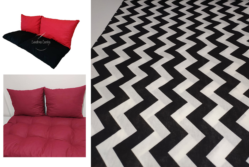 Jastuci za garniture od paleta - 100 x 50 x 50 cm - Cik Cak - Image 1