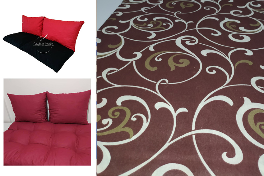 Jastuci za garniture od paleta - 100 x 50 x 50 cm - Brown Ornament