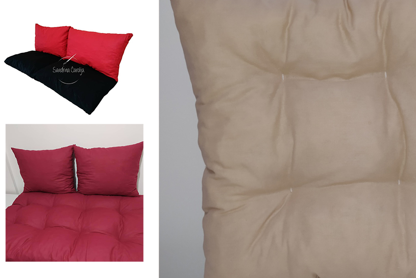 Jastuci za garniture od paleta - 100 x 50 x 50 cm - Beige