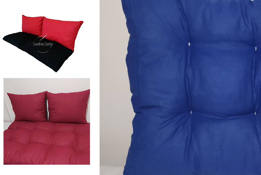 Jastuci za garniture od paleta - 130 x 50 x 50 cm - Blue