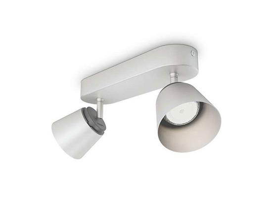 Dender spot svetiljka mat hrom LED 2x4W 