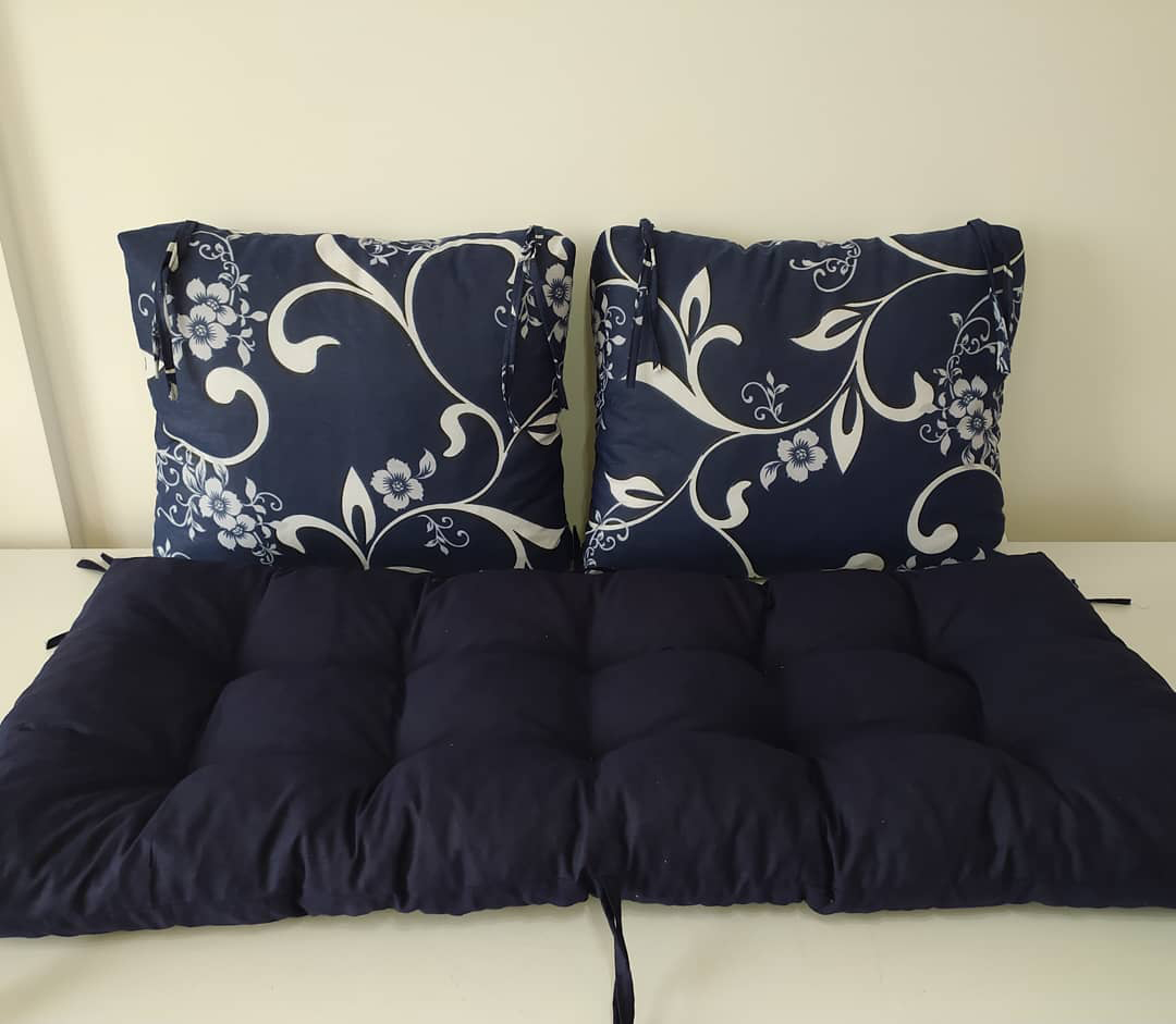 Jastuci za garniture od paleta 130 x 50 x 50 cm Plava Rapsodija