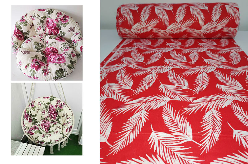 Jastuci za Makrame ljuljašku Flora Red