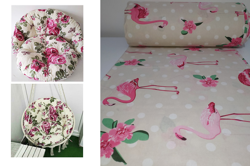 Jastuci za Makrame ljuljašku Nitt - Flamingo - Image 1