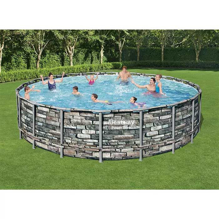 Bestway 56883 Okrugli bazen sa metalnom konstrukcijom 610x132 - Image 1
