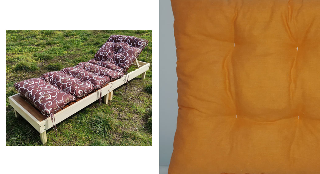 Jastuk Podmetač za Baštenske ležaljke - Orange