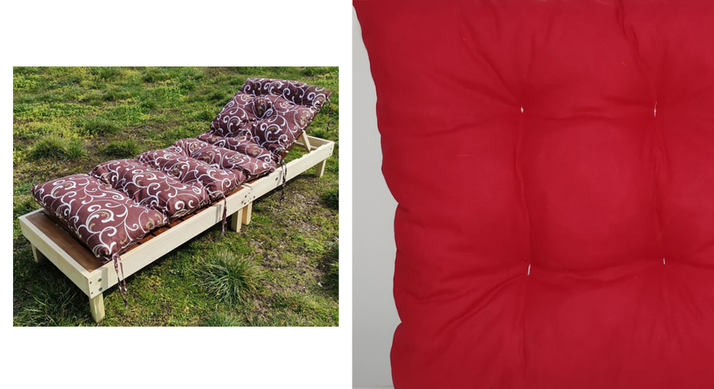 Jastuk Podmetač za Baštenske ležaljke - Red - Image 1