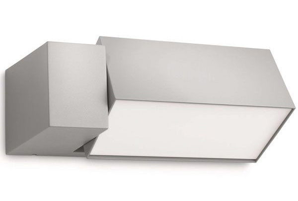 Border spoljašnja zidna svetiljka siva 1x23W 