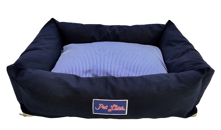 Pet Line Krevet za psa - Četvrtasti Na prugice Veličina M P803M-3-31