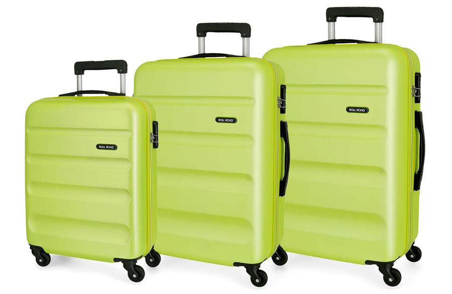 Komplet ABS kofera 75/65/55cm Roll Road Flex Green 5849466