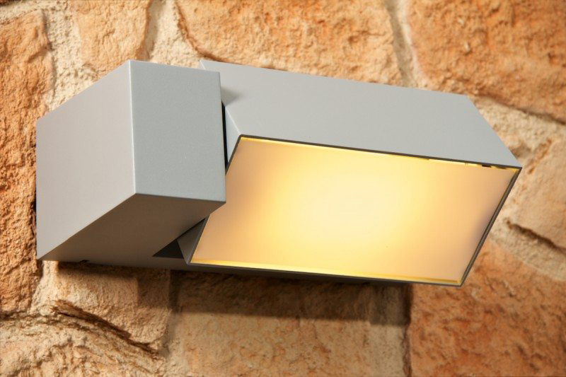 Border spoljašnja zidna svetiljka siva 1x23W 