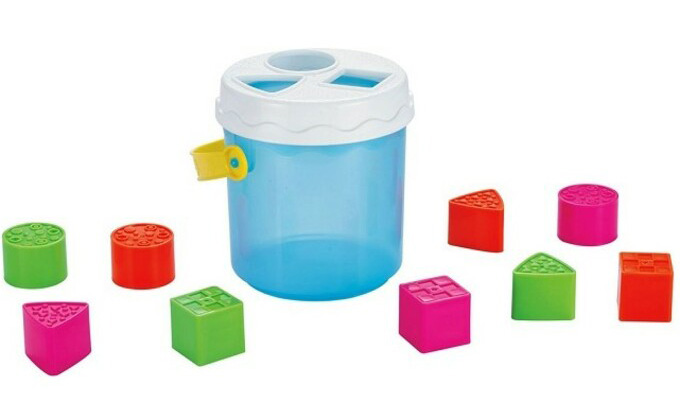 INFUNBEBE igračka za bebe kofica sa različitim figurama i rupama 6M+