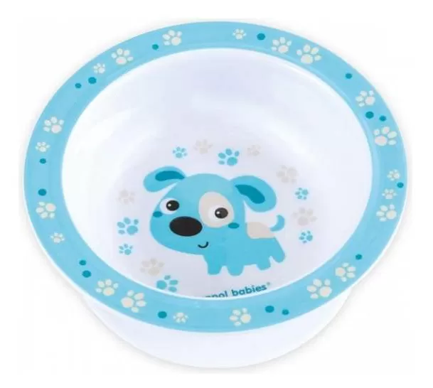 Canpol baby činija Melamin sa prijanjajućim dnom - svetlo plava