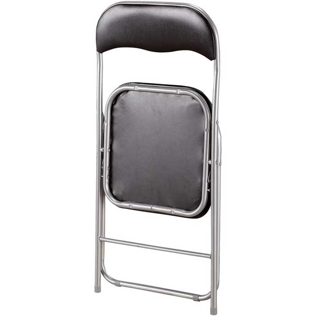 Sklopiva stolica Tom crno-siva - dodatni pogled