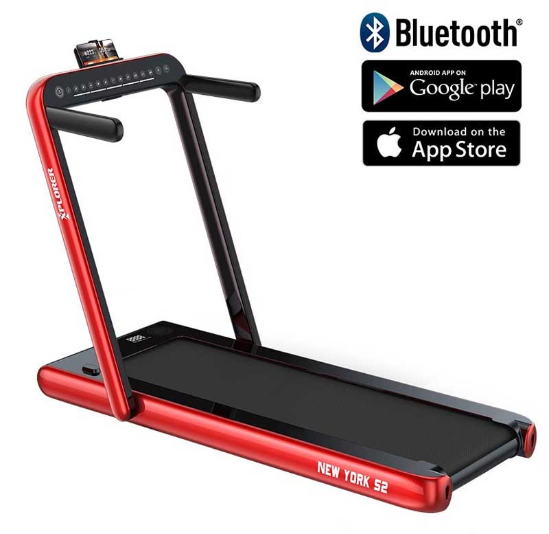 Sklopiva motorna traka za hodanje i trčanje Xplorer New York S2 Red - dodatni pogled