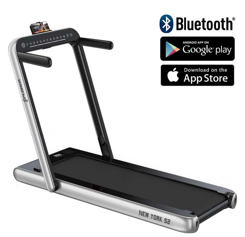 Sklopiva motorna traka za hodanje i trčanje Xplorer New York S2 Silver - dodatni pogled