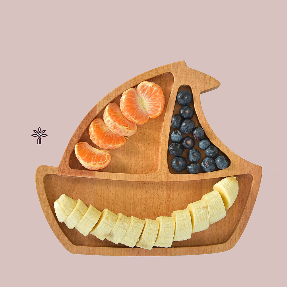 Daska od drveta bukve u obliku broda - dodatni pogled