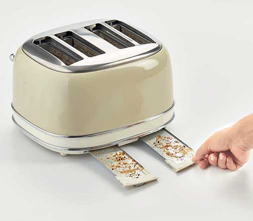 Ariete Vintage toster za 4 parčeta hleba AR156BG - dodatni pogled