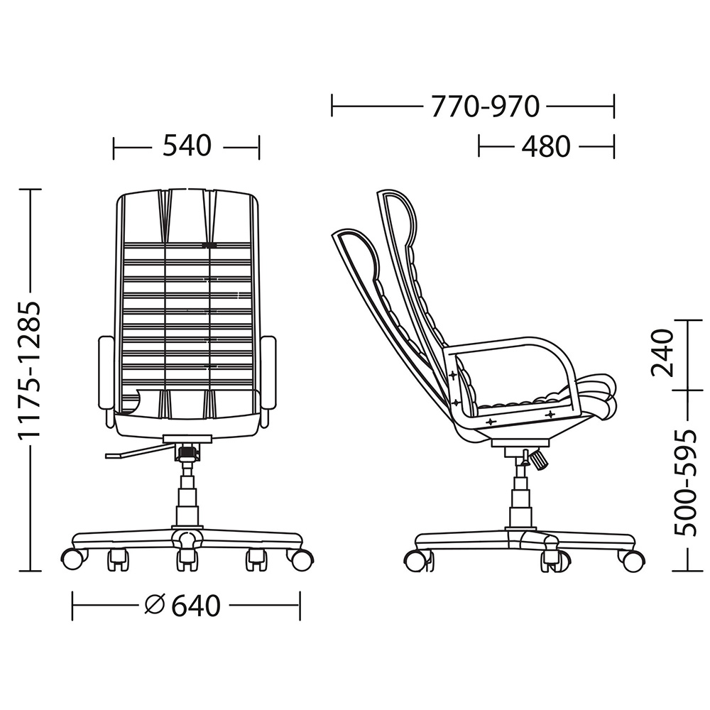 Nowy Styl Kancelarijska direktorska stolica Boss ECO 30 - dodatni pogled