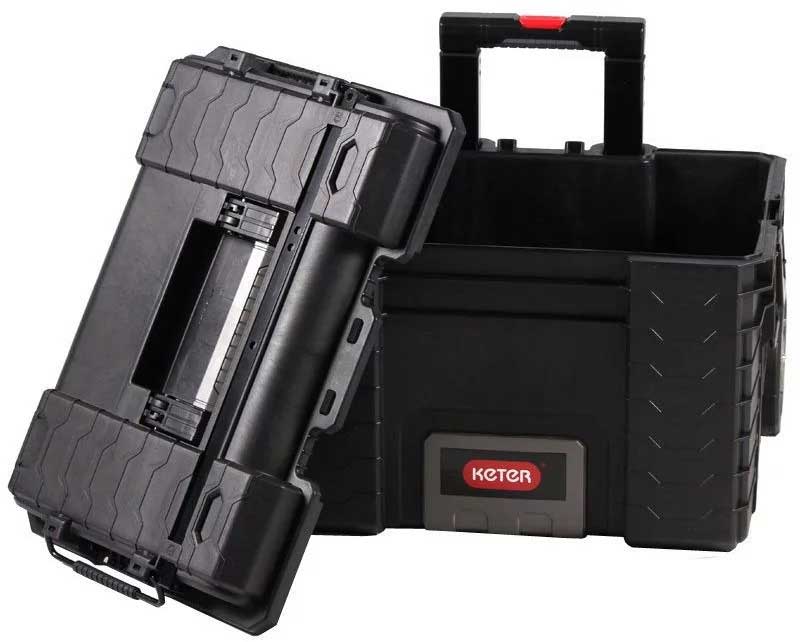 Profesionalni kofer za alat sa točkovima i teleskopskom ručkom za vuču Keter CU 236889 - dodatni pogled