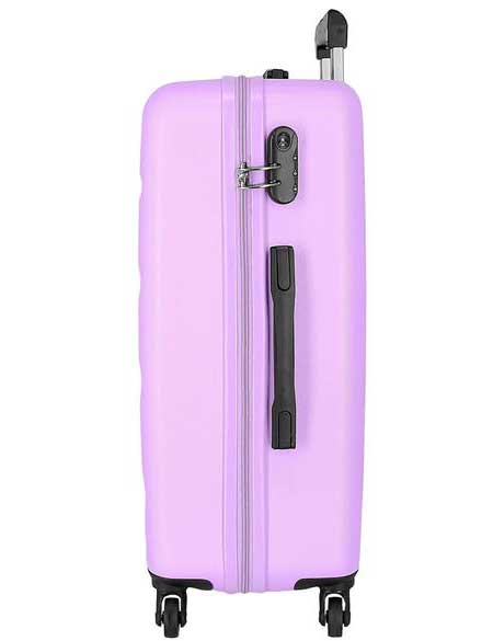 Komplet ABS kofera 75/65/55cm Roll Road Flex lilac 58494 - dodatni pogled