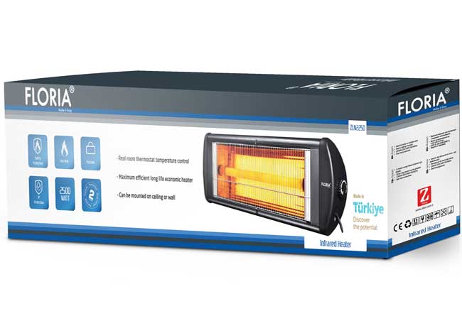 Infracrvena grejalica 2500W Floria ZLN2250 - dodatni pogled