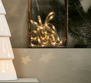 Novogodišnje dekorativne lampice na baterije 40 LED 230cm - dodatni pogled