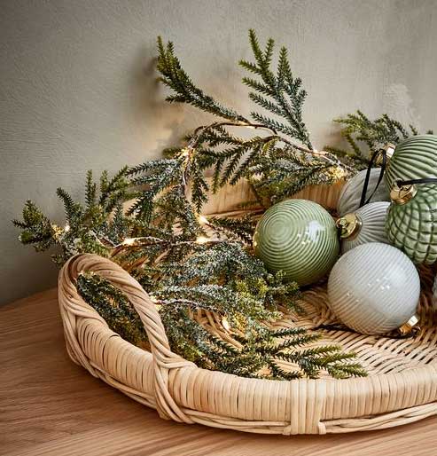 Novogodišnje dekorativne lampice na baterije 20 LED 180cm - dodatni pogled