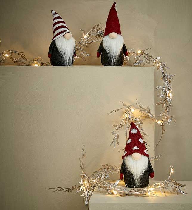 Novogodišnje dekorativne lampice na baterije 20 LED 220cm - dodatni pogled