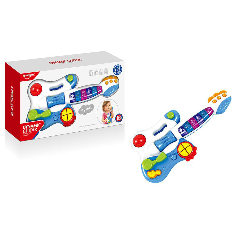 Dečija gitara sa zvučnim efektima Little world 888004 - dodatni pogled