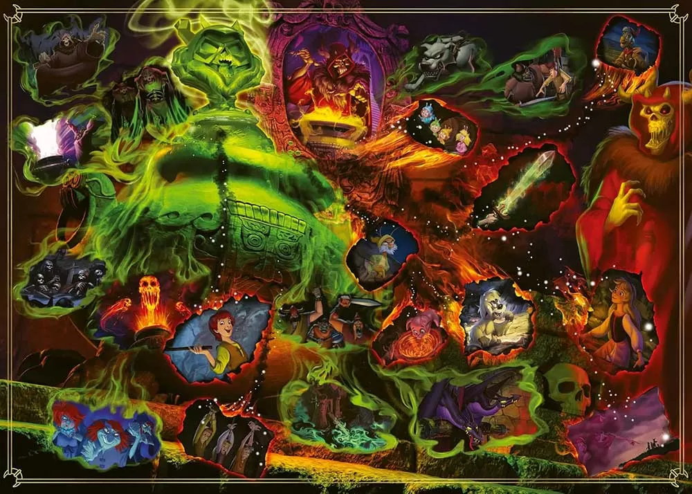 Puzzle 1000 delova Horned King - Disney Villainous Ravensburger 16890