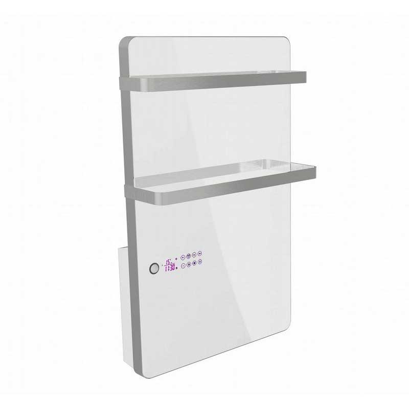 Stakleni Zidni Grejač Za Kupatilo sa Dve Vešalice Za Peškire Tesy GH 200 - dodatni pogled