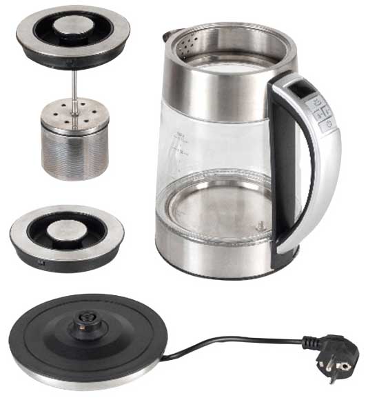 Električni Bokal Sa Mogućnošću Podešavanja Temperature Vode i Sa Dodatkom Za Pripremu Čaja - dodatni pogled