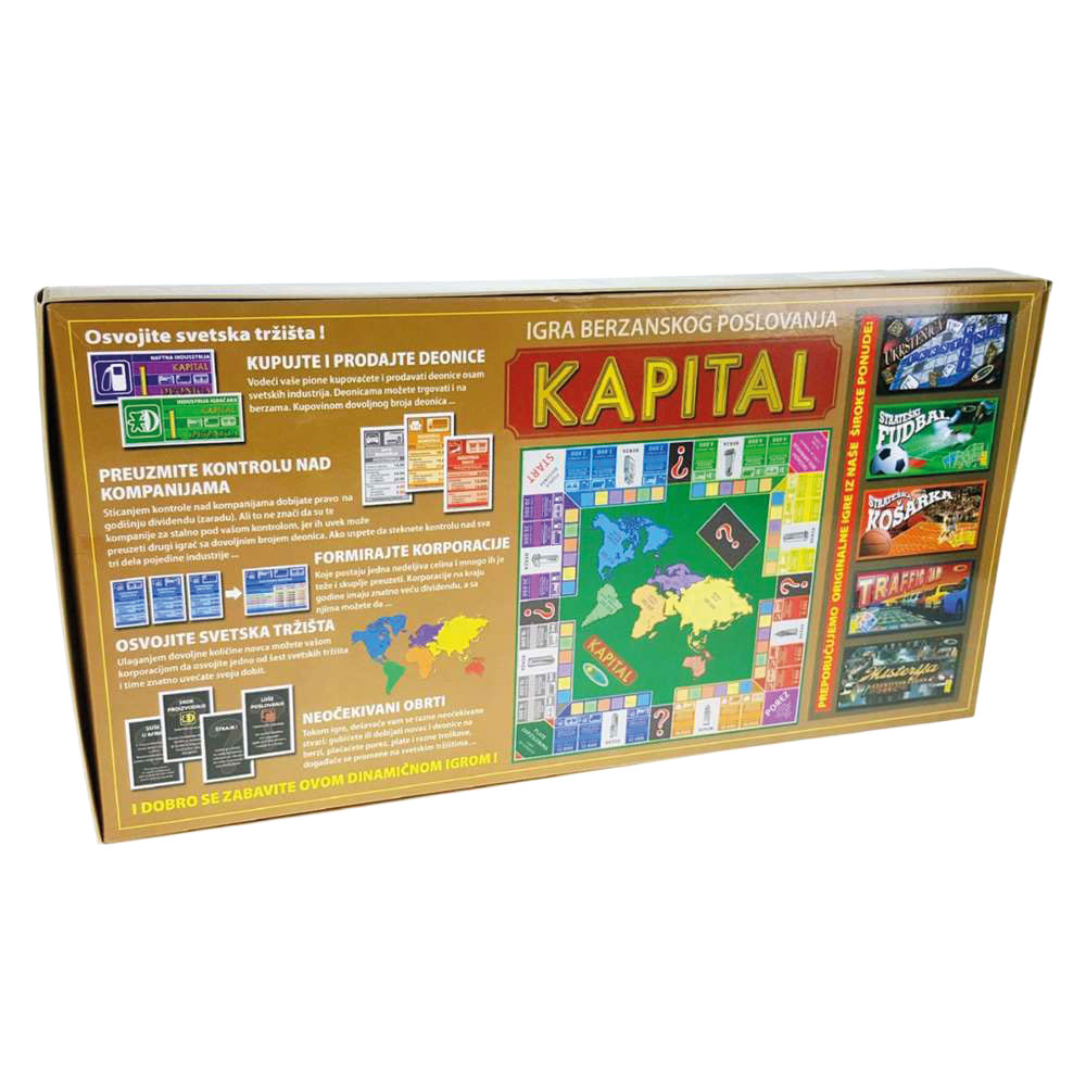 Društvena igra berzanskog poslovanja Kapital - dodatni pogled