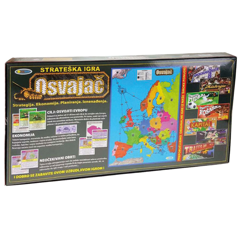 Strateška društvena igra Osvajač - dodatni pogled