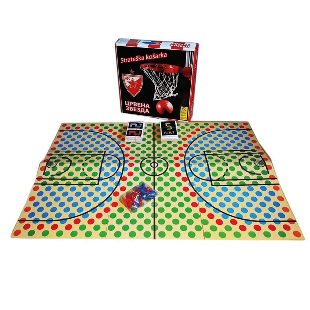 Društvena igra Strateška košarka Crvena Zvezda - dodatni pogled