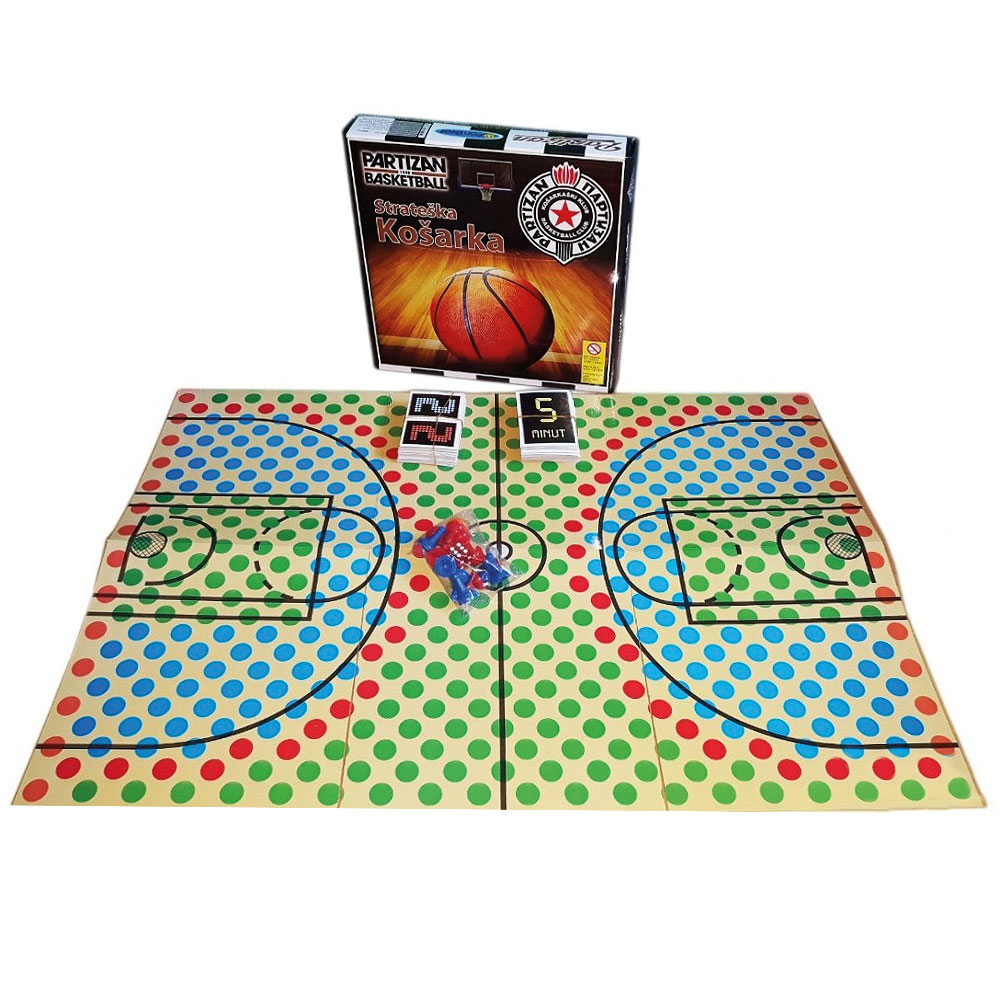 Društvena igra Strateška košarka Partizan - dodatni pogled