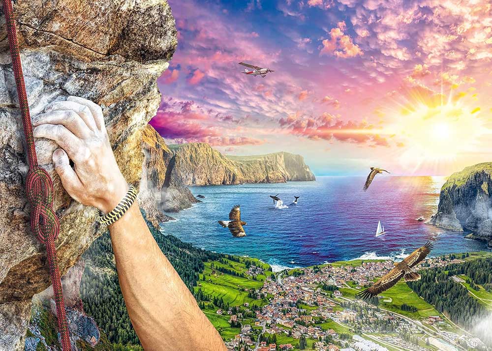 Puzzle slagalica 1000 delova Planinarenje Ravensburger 16573 - dodatni pogled