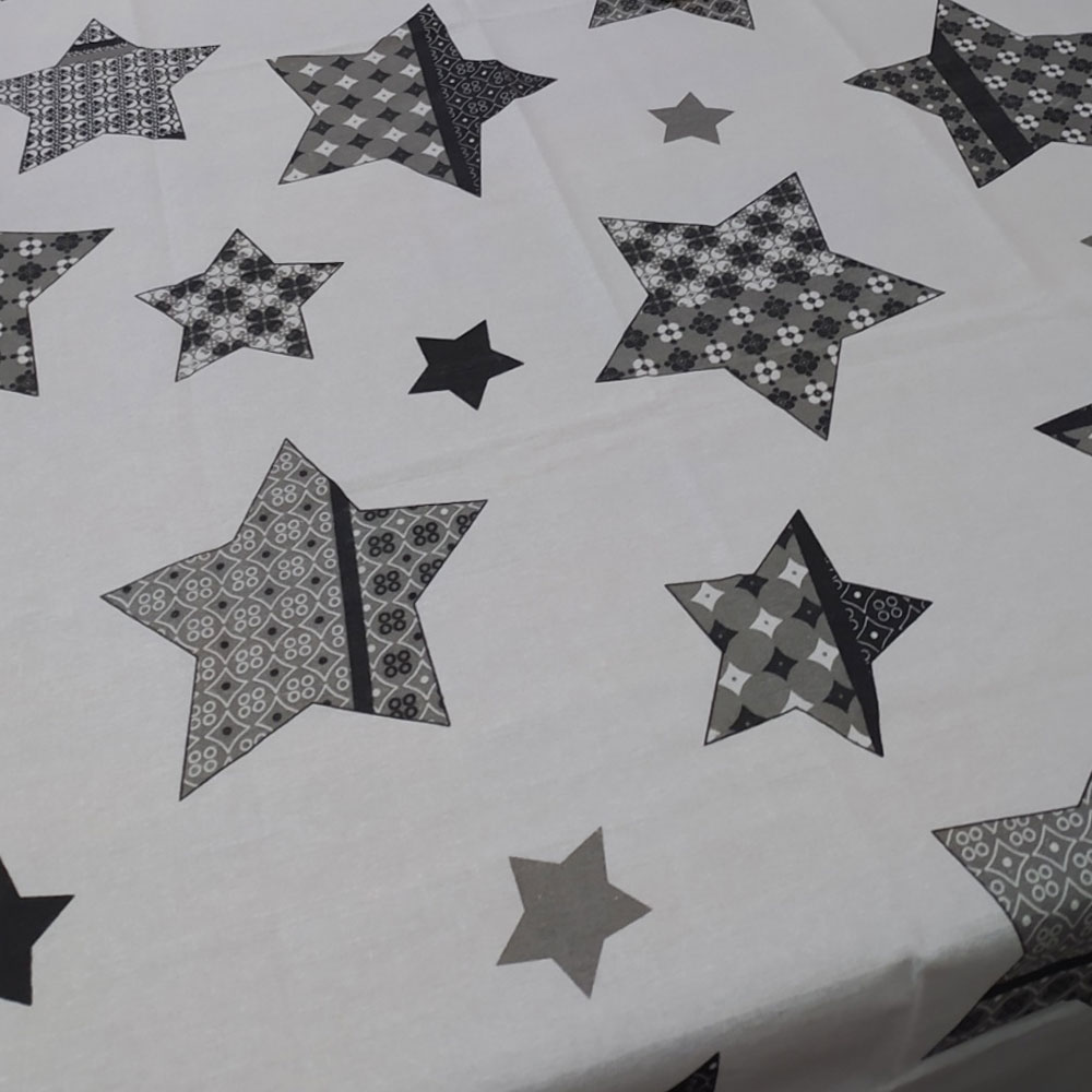 Dekorativni novogodišnji stolnjak Estella Grey 180x130cm - dodatni pogled