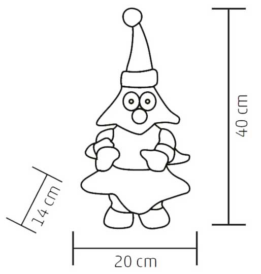 Plišana Jelka Koja Peva Feliz Navidad - dodatni pogled