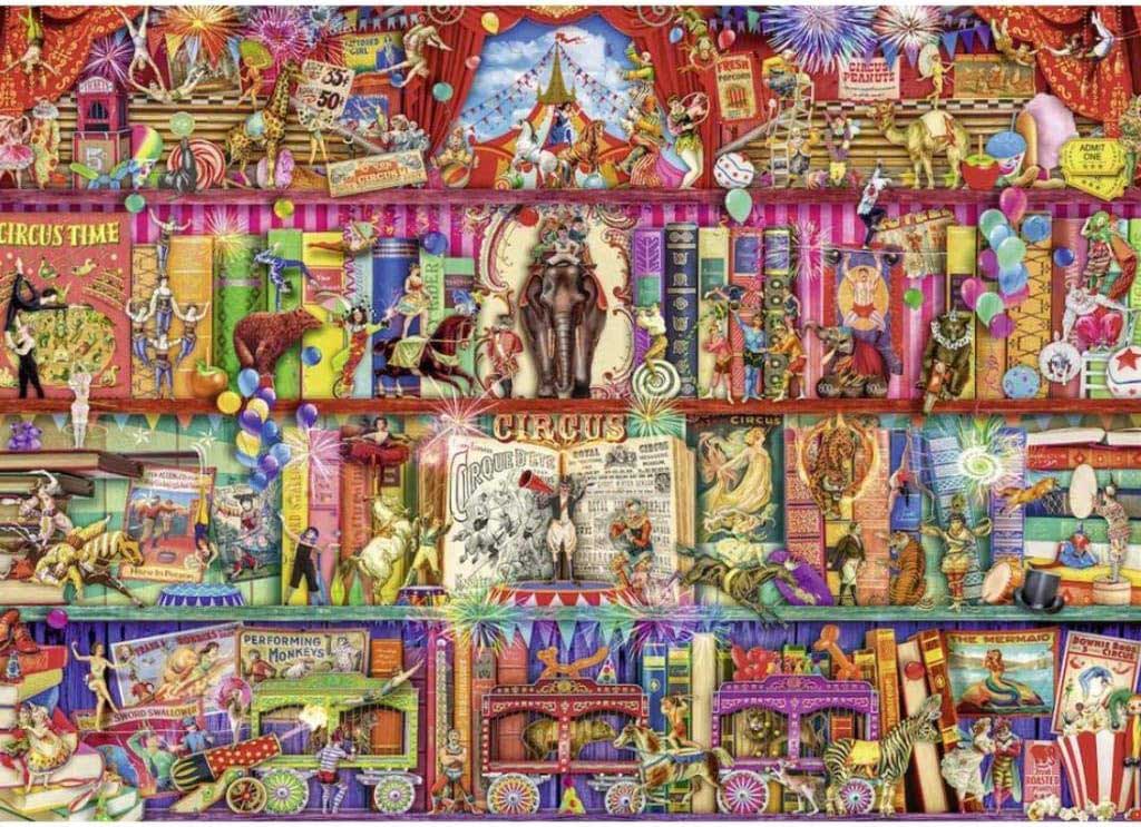 Puzzle slagalica 1000 delova Najveći cirkus na svetu Ravensburger 15254 - dodatni pogled