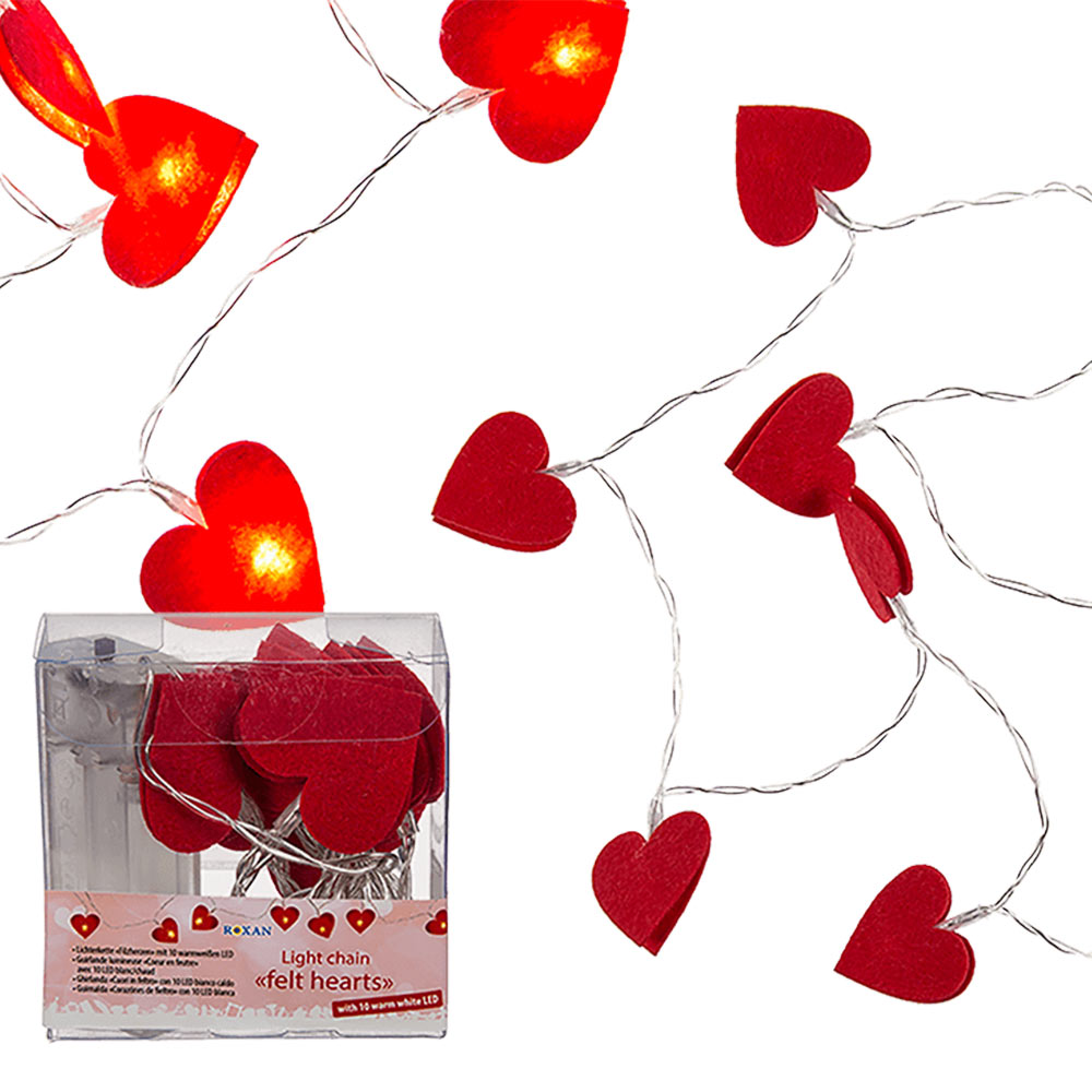 Svetleće LED sijalice u obliku srca 120 cm - dodatni pogled