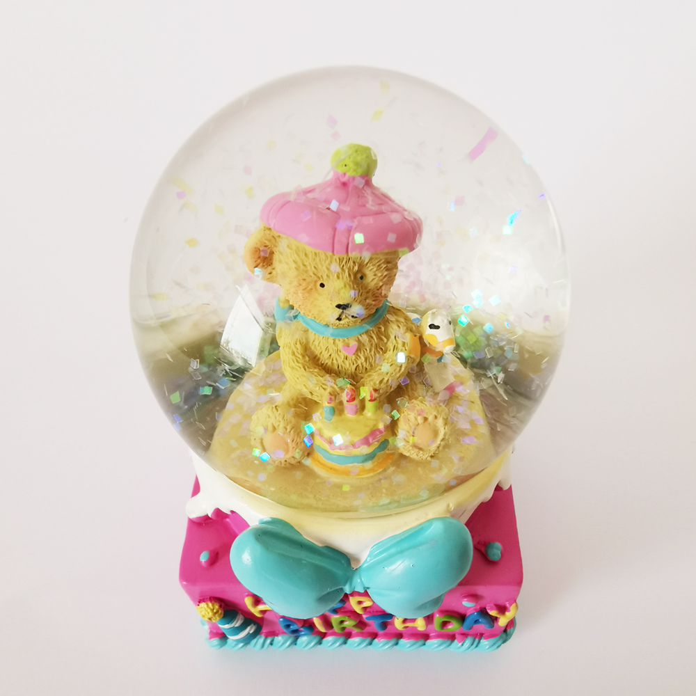 Rodjendanska glitter kugla sa medom Happy Birthday - dodatni pogled