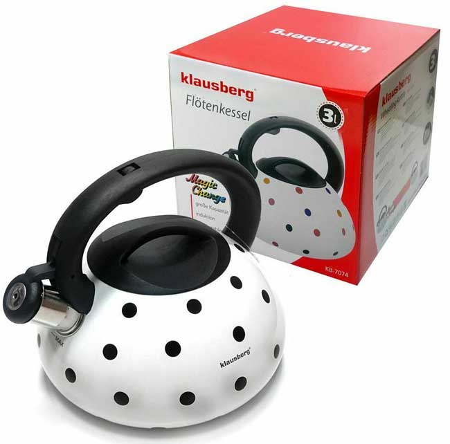 Čajnik sa tufnama promenljivih boja 3L Klausberg KB7074 - dodatni pogled