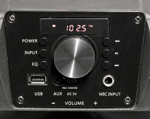 Prenosni Bluetooth zvučnik 25W PAR20BT - dodatni pogled