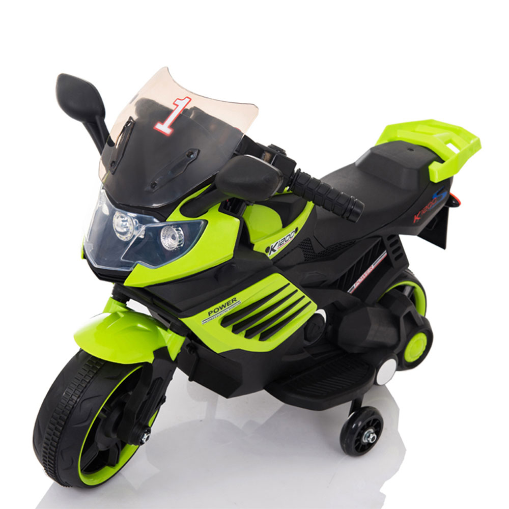 Dečiji motor na akumulator 116 zeleni - dodatni pogled