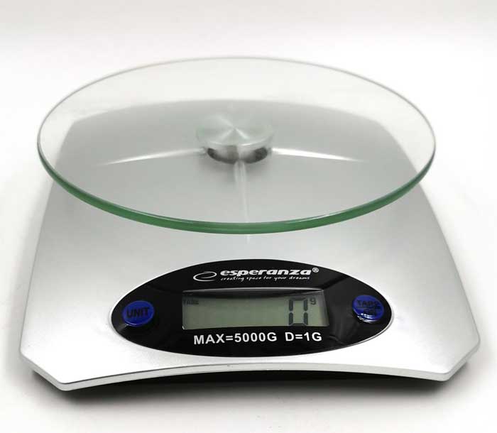 Digitalna kuhinjska vaga 5kg Esperanza EKS006 - dodatni pogled