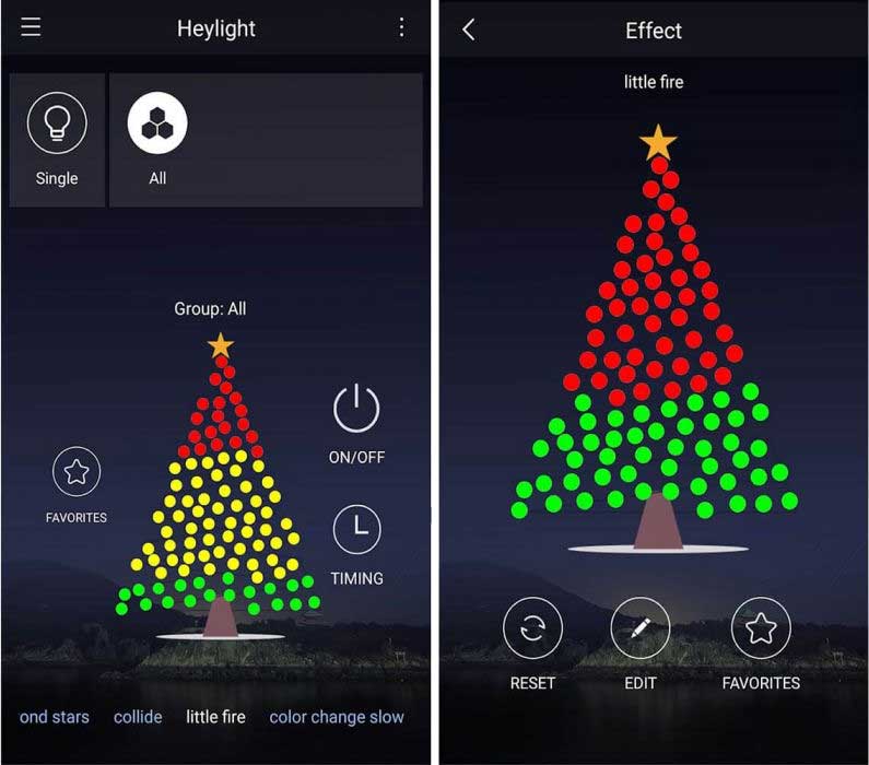 Smart LED RGB Lampice koje se kontrolišu aplikacijom za telefon 200 - dodatni pogled