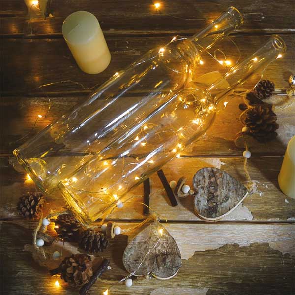 Toplo bele LED lampice na baterije KDE 251 - dodatni pogled